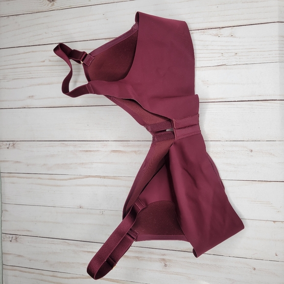 Soma Burgundy Red Underwire Smoothing Bra - Picture 3 of 3